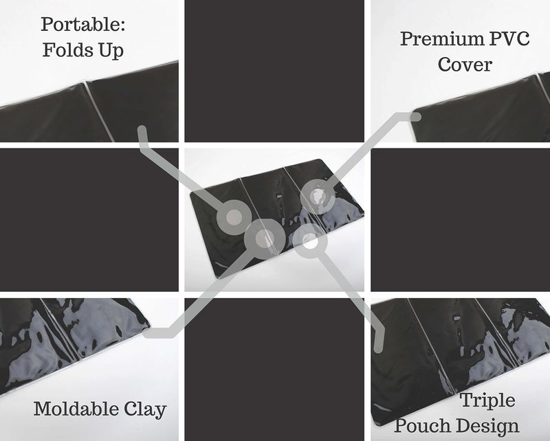FOMI Premium Large Clay Ice Pack for Back or Shoulder Pain Relief (21â€ x 12â€) by FOMI Care | Reusable, Cold Therapy Full Back Oversized Wrap and Compress | Freezable | Dual Use - Weighted Lap Pad - Image 5